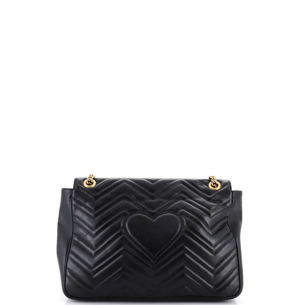 Gucci Gg Marmont Flap Bag Matelasse #252718G15B - Picture 3 of 8